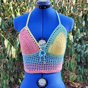 Summer Crop Halter Top